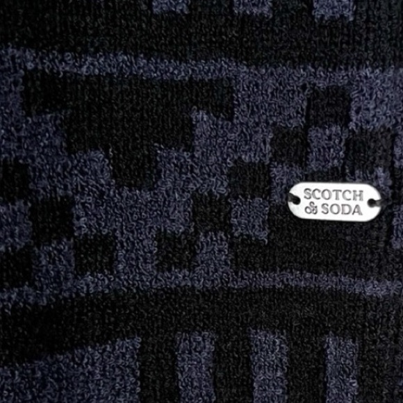 SCOTCH & SODA Black Knit Fringe Midi Hem Dress Size SMALL Sleeveless NWT $178 - Picture 11 of 12